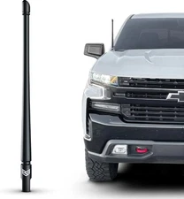SHORT ANTENNA for CHEVY SILVERADO GMC SIERRA TRUCKS 12 INCH FLEXIBLE NEW