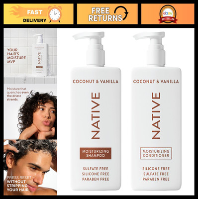 Coconut & Vanilla Shampoo & Conditioner Set | Sulfate & Dye Free, All Hair Types
