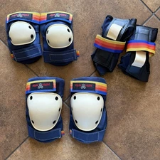 Triple Eight Saver Series Skate Pad Set Knee Elbow Wrist Guards for Multi Sports