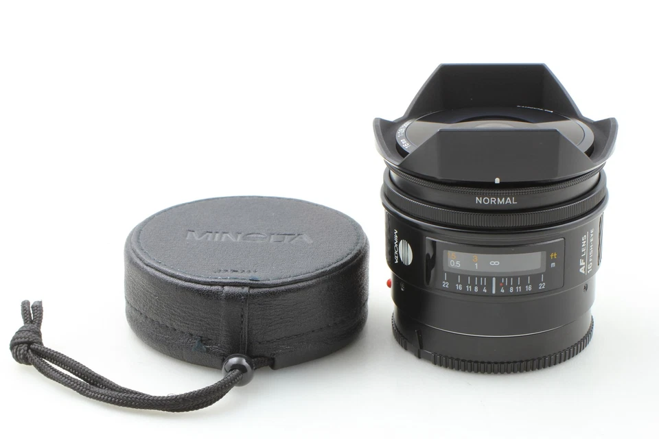 [COMO NUEVO con tapa] Lente ojo de pez Minolta AF 16 mm f2,8 para Sony montura A de JAPÓN Foto 2 de 4