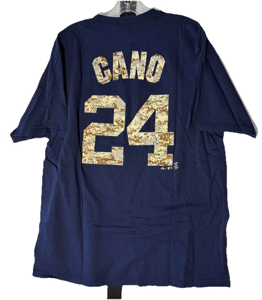 Camiseta Majestic Robinson Cano #24 Camuflada New York Yankees MLB Para Hombres XL USADA EN EXCELENTE ESTADO Foto 3 de 4