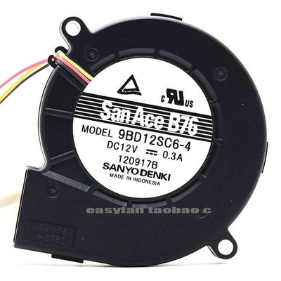       B76 Blower Fan 9BD12SC6 3-Wire Fan DC 12V 0.3A Nex  SataBeast  #xh