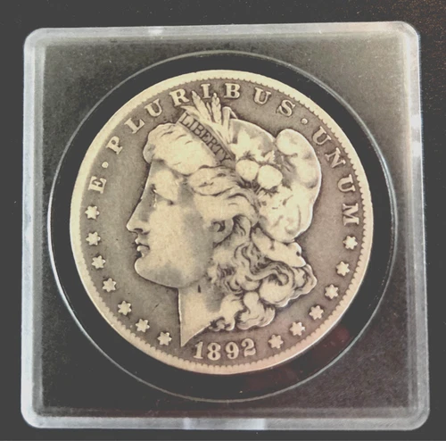 1892-S Morgan Silver Dollar *Rare Key Date* even wear, nice eye appeal !