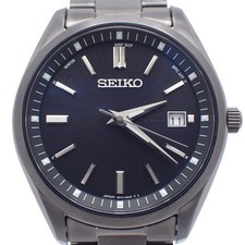 SEIKO Selection S Series Solar Radio Men s Watch Black SS Belt SBTM325 7B72 0AC