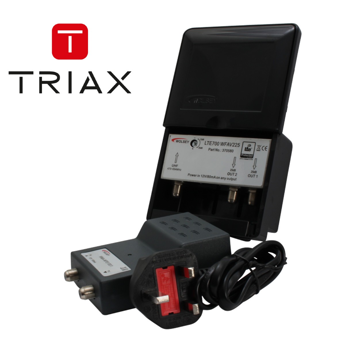 WOLSEY Way WFAV 225 LTE 25dB Variable Masthead Amplifier Kit