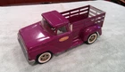 Original 1960's Tonka Stepside Stake Rack Pick Up Truck Purple Pressed Steel