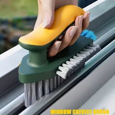 1 pc 2‑in‑1 crevice cleaning brush –multi‑functional handheld home cleaning tool