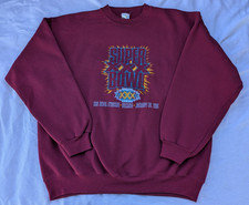 Vintage Super Bowl XXX Sweatshirt Mens XL Red Cowboys Steelers NFL Arizona