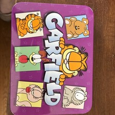Vintage GARFIELD Hoyle Limited Edition Playing CARDS 2 Decks and TIN SET