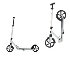 Foldable Kick Scooter for Kids, Teens, Adults, Adjustable Scooter 8IN Big Wheels