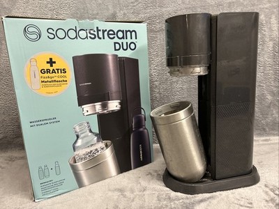 SodaStream Wassersprudler DUO black Quick-Connect Stark Gebraucht