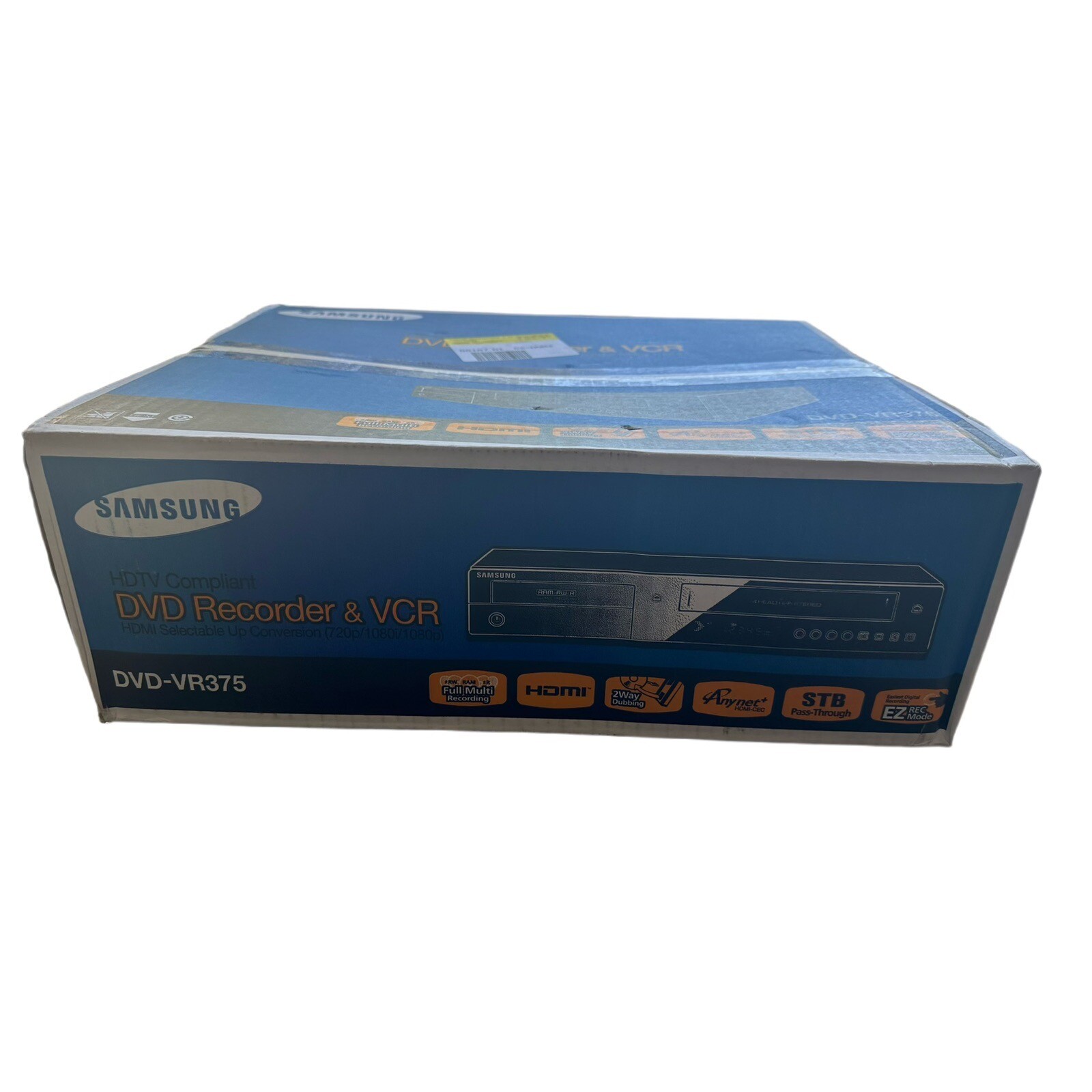 Samsung DVD-VR375 DVD VCR Combo Player Recorder New Factory Sealed