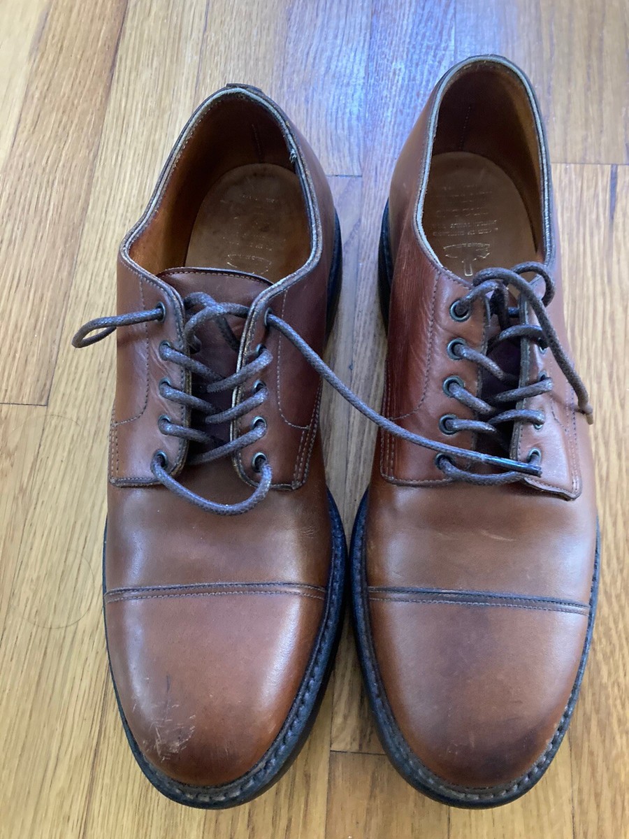 Peal & Co. Brooks Brothers Brown Leather Cap Toe Oxford  display picture 1