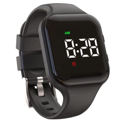 e-vibra Waterproof Vibrating Alarm Watch Rechargeable 15 Alarm Reminder  Watch UK