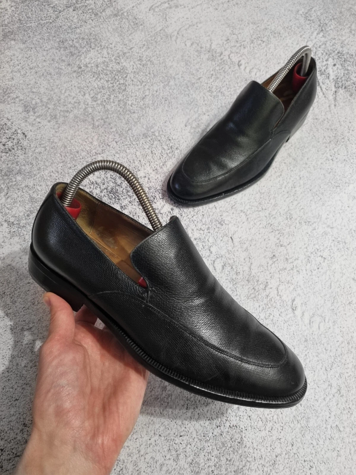 Mocassins vintage Gucci en cuir chaussures classiques, pointure 39 40
