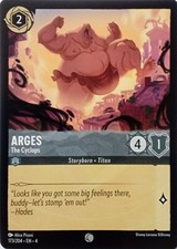 173/204 ARGES THE CYCLOPS URSULAS RETURN COMMON DISNEY LORCANA CARD