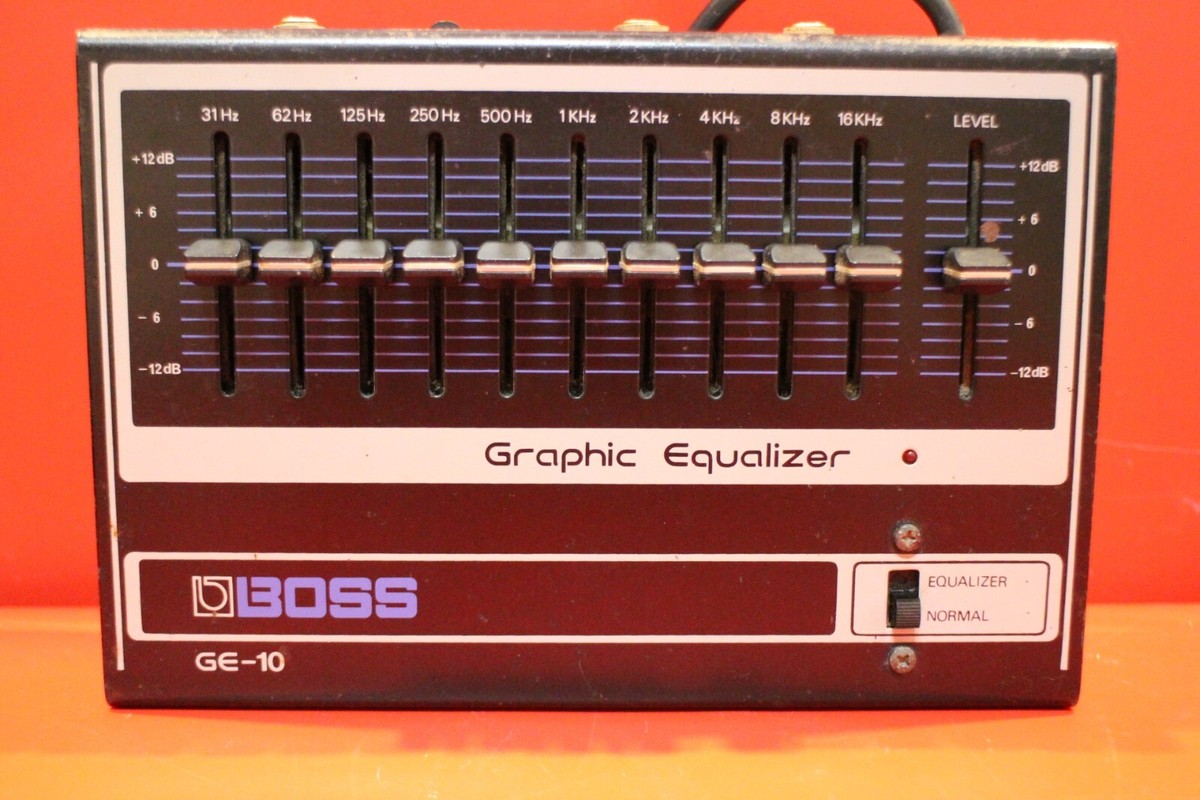USED BOSS GE 10 graphic Equalizer Pedal U1635 221026 | eBay