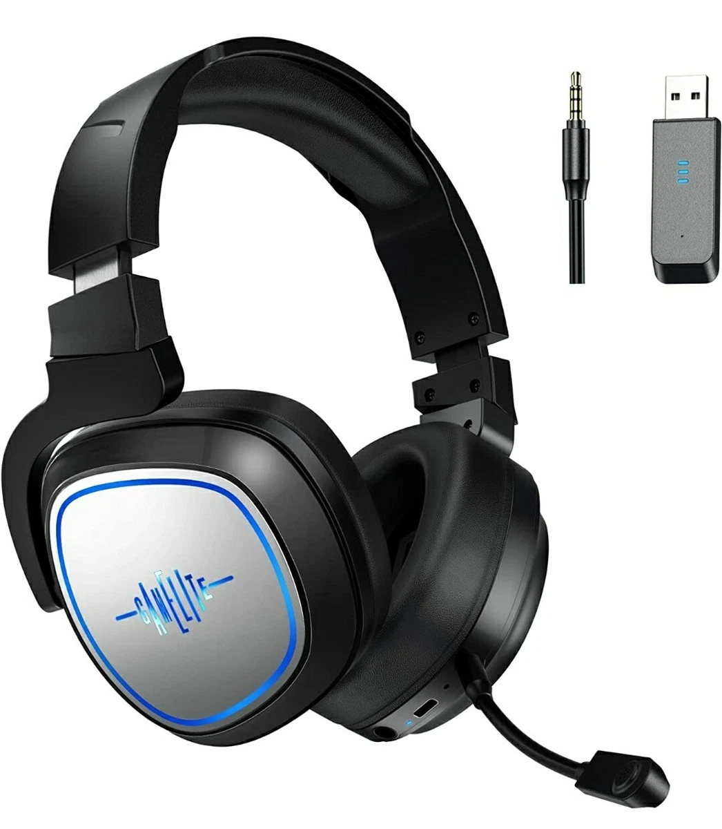 Gamelite Wireless Wired Gaming Headset w Microphone Bluetooth