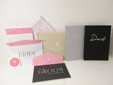 Parents of The Bride Gift Keepsake, Journal Book Mom 1  Dad 1 w/Linen cover