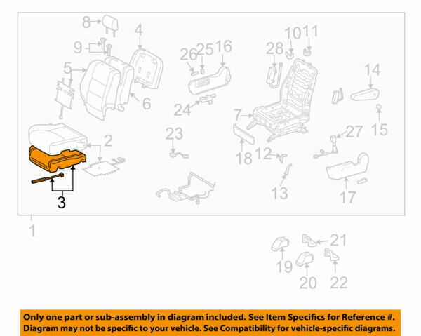 71511-48060 Toyota Pad, front seat cushion, rh(for separate type 