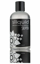 SLIQUID Silver Premium Personal Lubricant Silicone Lube  8.5oz