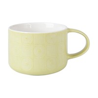 Maxwell & Williams KL0278 Jumbotasse 500 Ml Crest Gelb, Porzellan