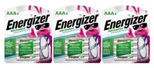 3  Energizer Recharge NiMH AAA 1.2 V 850 Ah Rechargeable Battery NH12BP4 4 pk