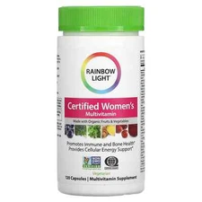 2 X Rainbow Light, Certified Women's Multivitamin, 120 Vegetarian Capsules