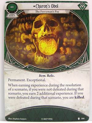 Arkham Horror - 1x #308 Charon's Obol - Dim Carcosa