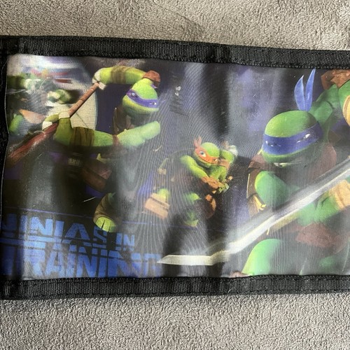 TMNT Teenage Mutant Ninja Training Turtles Nickelodeon TriFold Wallet Hologram - Picture 5 of 12