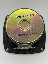 Goldwood Sound GW-204/8S Shielded 4" Woofers 70 Watts ea 8ohm Speakers; Set of 2