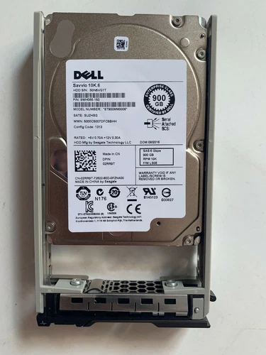 DELL 900GB 10K 2.5" SAS T420 T610 R810 R620 R630 R610 R710 R720 R730 R720XD R820