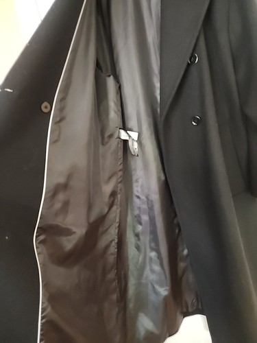 Mango DAMEN MNG Wollmischung Mantel GR XXL SCHWARZ NEU MIT ETIKETT - Bild 11 von 22