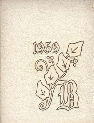 College Yearbook Bates College Lewiston Maine ME Mirror 1959
