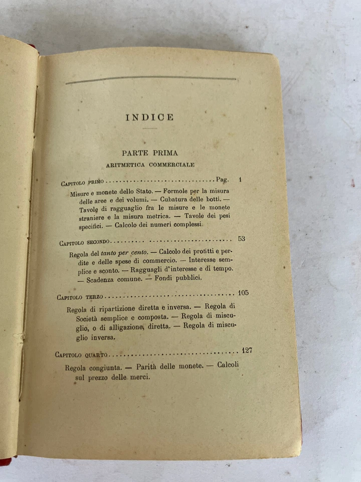 ARITMETICA COMMERCIALE E POLITICA-Torino : presso G. B. Paravia e Co., 1891 - Immagine 2 di 4
