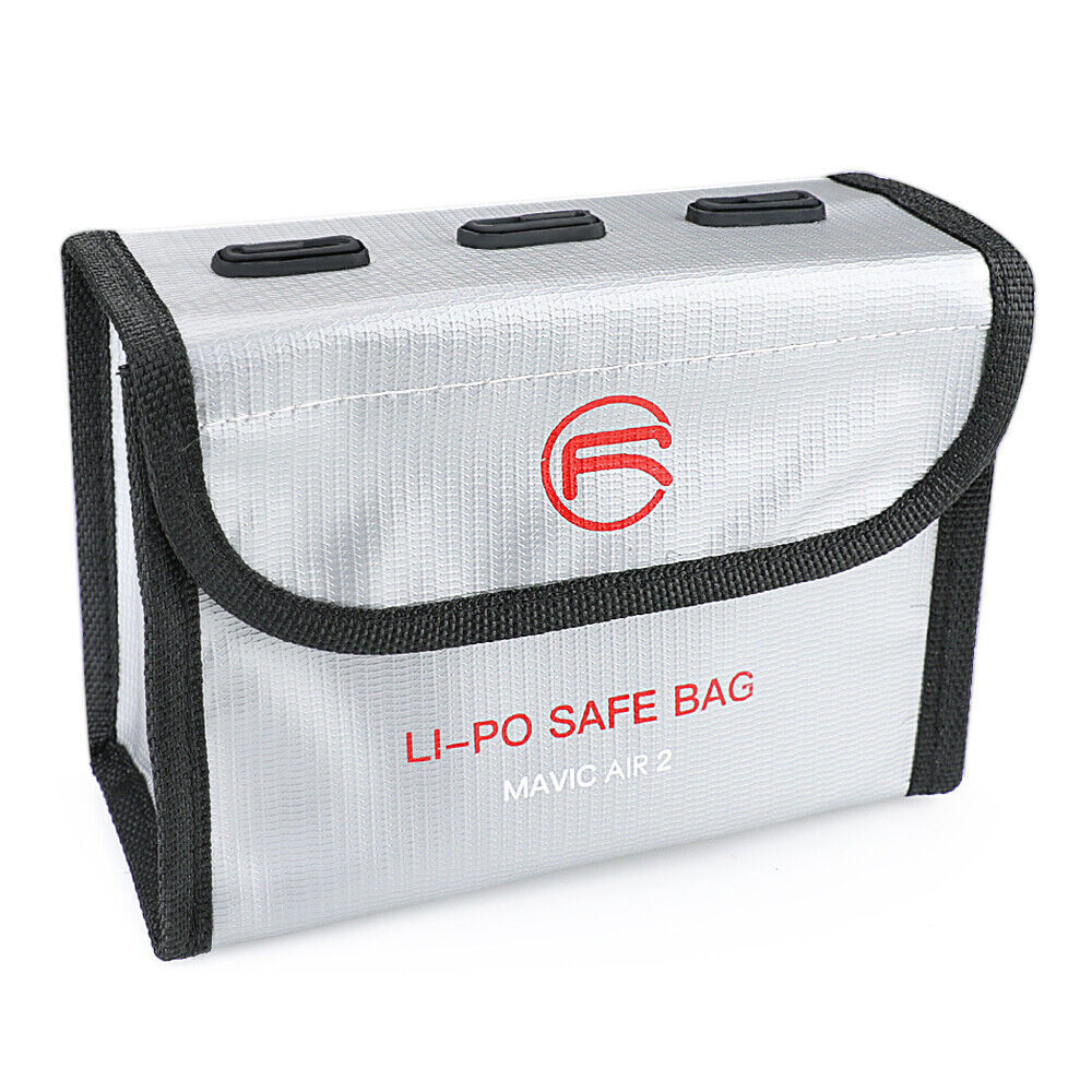 Black Fireproof Battery Protective Storage Bag LiPo Safe Box For