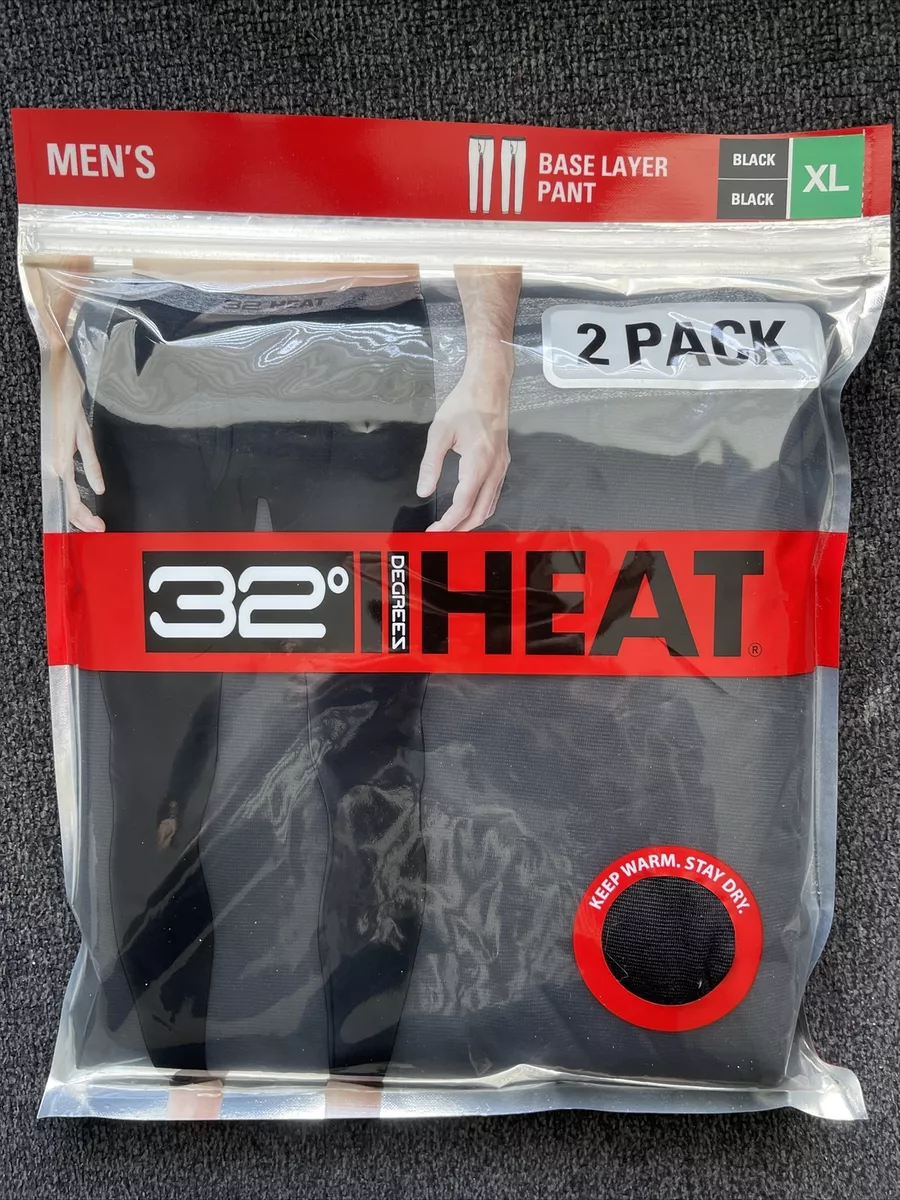 32 DEGREES Men's Heat Pant, 2-Pack