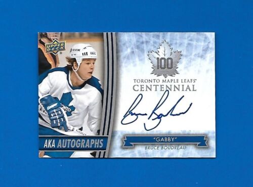 2017-18 TORONTO MAPLE LEAFS CENTENNIAL LEAF MARKS AUTOGRAPH & AKA CARD SEE LIST - Picture 90 of 91