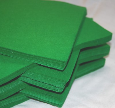 Selbstklebendes Handwerk Filz Stoff Material - Verkauft in 9'' Quadrate Packung - REACH Zertifikat