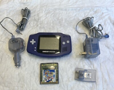 Nintendo Game Boy Advance [AGB-001] GBA Indigo Purple Console W 