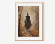 PRINTABLE Halloween Witch Wall Art | Fall Wall Art | Printable Art