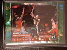 2021-22 Panini Donruss Franchise Features Holo Green Ice #27 - Dejounte Murray