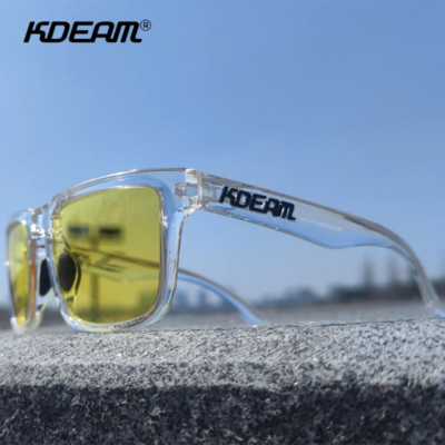 KDEAM Men XXL 154mm Oversize Polarized Square Sunglasses Driving Sport Eyewear