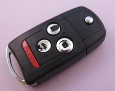 OEM WORN ACURA TL keyless entry flip remote DRIVER 1, OUCG8D-439H-A CUT KEY