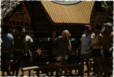 CPM AK Coffin on carrier at Lemo Toraja South Sulawesi INDONESIA (726768)