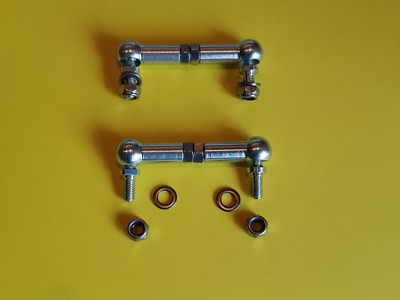 2x Universal Koppelstange M6 Reparatursatz Regelstange 60-75mm für Airmatic usw.