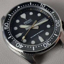 SEIKO SKX007 SKX009 CERAMIC Bezel Insert Black SKX (62mas style) Sloped C3