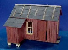 O/On3/On30 LOGGING OR MINING CAMP CABIN STYLE 1 WISEMAN MODEL SERVICES KIT