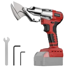 Cordless Metal Cutter for Mil-waukee 18V Battery, Metal Shears with 360° Rota...