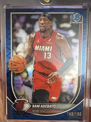 Topps 2025-26 Bowman Chrome Bam Adebayo BCV-89 Miami Heat 148/150